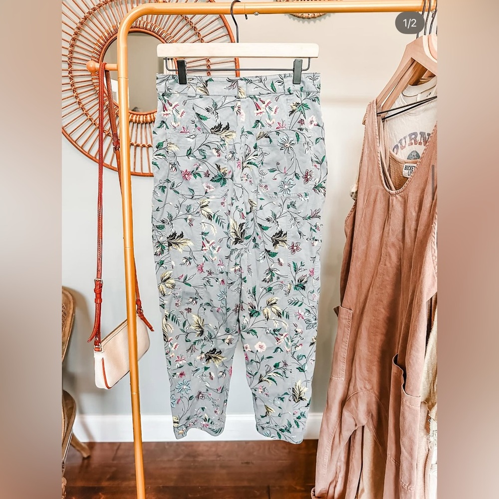 Floral Patterned Pants